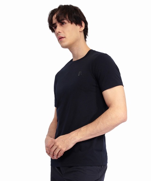 AIGLE(エーグル)の「吸水速乾 UVカット プライムフレックス ワンポイント刺繍ロゴ 半袖Tシャツ(Tシャツ/カットソー・メンズ・ブラック/グレー/ダークグリーン・XL/M/L/S)」の8枚目の写真