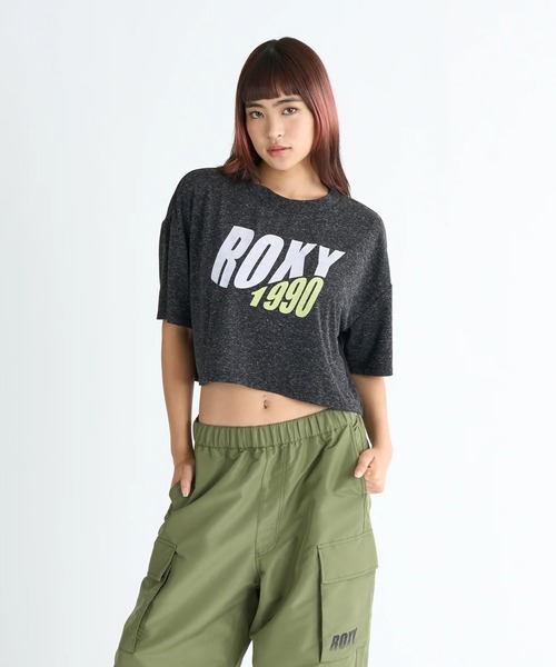 ROXY(ロキシー)の「SILENT VIBES/ロキシーショート丈半袖Tシャツ(Tシャツ/カットソー・レディース・グレー/ブラック/ホワイト・LARGE/MEDIUM/SMALL)」の11枚目の写真