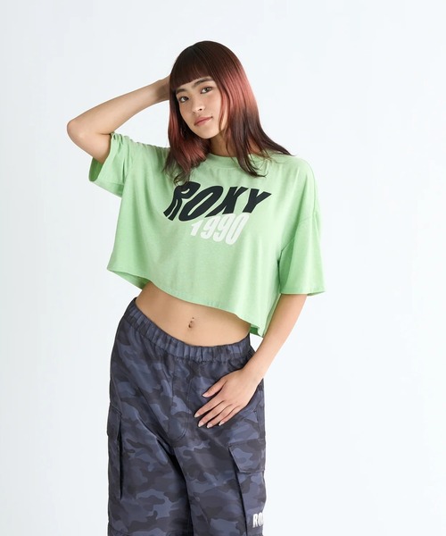 ROXY(ロキシー)の「SILENT VIBES/ロキシーショート丈半袖Tシャツ(Tシャツ/カットソー・レディース・グレー/ブラック/ホワイト・LARGE/MEDIUM/SMALL)」の18枚目の写真