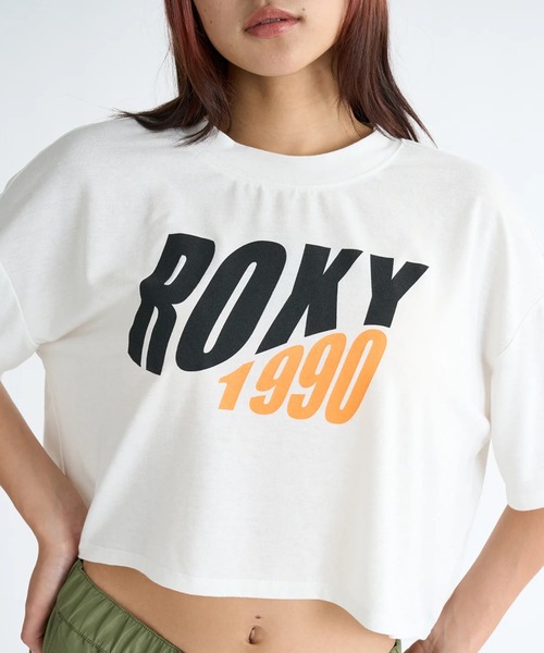 ROXY(ロキシー)の「SILENT VIBES/ロキシーショート丈半袖Tシャツ(Tシャツ/カットソー・レディース・グレー/ブラック/ホワイト・LARGE/MEDIUM/SMALL)」の5枚目の写真