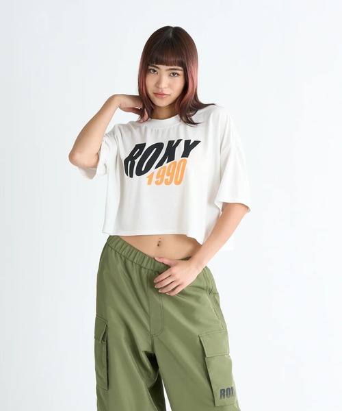 ROXY(ロキシー)の「SILENT VIBES/ロキシーショート丈半袖Tシャツ(Tシャツ/カットソー・レディース・グレー/ブラック/ホワイト・LARGE/MEDIUM/SMALL)」の6枚目の写真