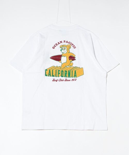 Ocean Pacific（オーシャンパシフィック）の「オーシャンパシフィック Ocean Pacific ハンソデTシャツ__オーシャンパシフィック（Tシャツ/カットソー・メンズ・チャコールグレー/ホワイト・L/LL/M）」の3枚目の写真