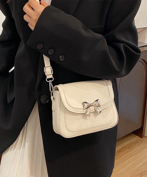 Miniministore(ミニミニストア)の「ミニショルダーバッグレディースミニバッグ(ショルダーバッグ・レディース・シルバー/ブラック/アイボリー/ピンク・FREE)」の1枚目の写真