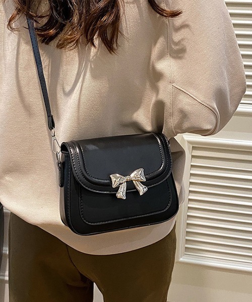 Miniministore(ミニミニストア)の「ミニショルダーバッグレディースミニバッグ(ショルダーバッグ・レディース・シルバー/ブラック/アイボリー/ピンク・FREE)」の8枚目の写真