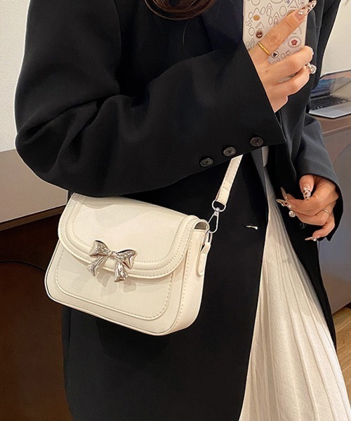 Miniministore(ミニミニストア)の「ミニショルダーバッグレディースミニバッグ(ショルダーバッグ・レディース・シルバー/ブラック/アイボリー/ピンク・FREE)」の10枚目の写真