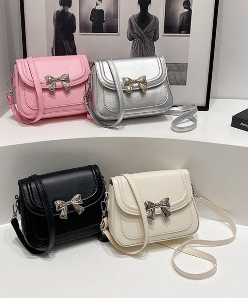Miniministore(ミニミニストア)の「ミニショルダーバッグレディースミニバッグ(ショルダーバッグ・レディース・シルバー/ブラック/アイボリー/ピンク・FREE)」の19枚目の写真