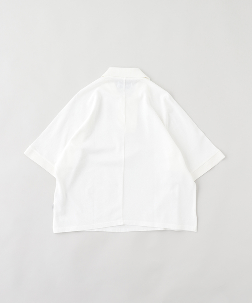 PHINGERIN(フィンガリン)の「PHINGERIN / フィンガリン DOUBLE ポロシャツ PD-251-LCS-081(ポロシャツ・メンズ・ホワイト/ブラック・MEDIUM/LARGE)」の3枚目の写真