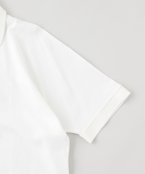 PHINGERIN(フィンガリン)の「PHINGERIN / フィンガリン DOUBLE ポロシャツ PD-251-LCS-081(ポロシャツ・メンズ・ホワイト/ブラック・MEDIUM/LARGE)」の4枚目の写真