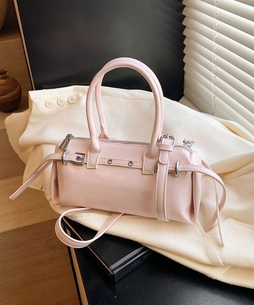 paravion(パラビオン)の「ミニベルトバッグ(ショルダーバッグ・レディース・ホワイト/ブラック/ブラウン/ピンク/ブルー・FREE)」の8枚目の写真
