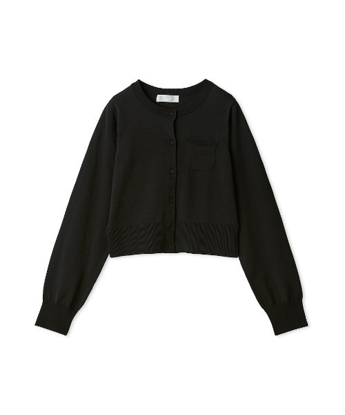 CELFORD（セルフォード）の「カリグラフィーポケット刺繍カーディガン