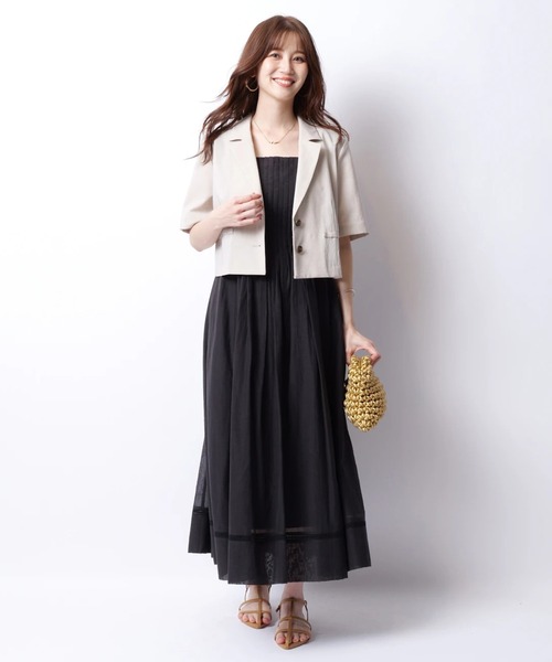 JUSGLITTY（ジャスグリッティー）の「ピンタックサマーワンピース