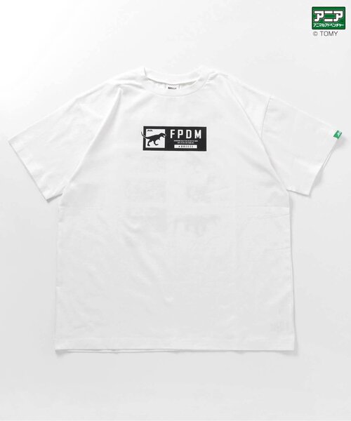 BREEZE（ブリーズ）の「福井県立恐竜博物館×アニアコラボ 恐竜Tシャツ(大人)（Tシャツ/カットソー・メンズ・オフホワイト/ブラック・SMALL/LARGE/MEDIUM）」の6枚目の写真