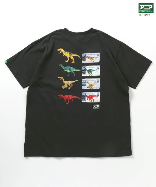 BREEZE（ブリーズ）の「福井県立恐竜博物館×アニアコラボ 恐竜Tシャツ(大人)（Tシャツ/カットソー・メンズ・オフホワイト/ブラック・SMALL/LARGE/MEDIUM）」の5枚目の写真