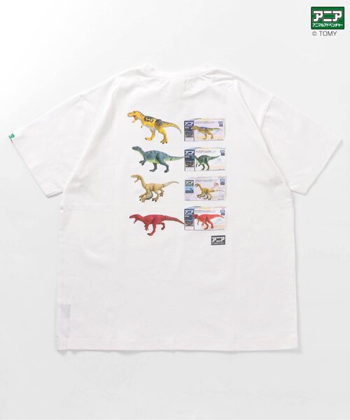 BREEZE（ブリーズ）の「福井県立恐竜博物館×アニアコラボ 恐竜Tシャツ(大人)（Tシャツ/カットソー・メンズ・オフホワイト/ブラック・SMALL/LARGE/MEDIUM）」の7枚目の写真