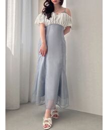 RESEXXY | チェックコンビマーメイドワンピース(ワンピース)