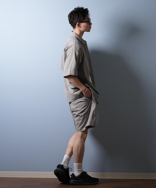 ムラサキスポーツ(ムラサキスポーツ)の「【限定】DEAR LAUREL/ディアローレル ハーフパンツ ショートパンツ ショーツ 接触冷感 吸汗速乾 COOL SHORTS D25S3308(その他パンツ・メンズ・グレイッシュベージュ/ブルーグレー/ブラック・L/M/XL)」の12枚目の写真