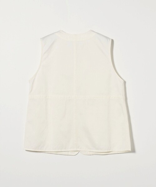 BEAUTY&YOUTH UNITED ARROWS(ビューティーアンドユースユナイテッドアローズ)の「キュプラブレンド Vネック ベスト(ベスト・レディース・ベージュ/ホワイト/ダークグレー・FREE)」の20枚目の写真