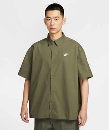 NIKE(iCL)̃iCL Nu Y V[gX[u {^_E Vc / Nike Club Men's Short-Sleeve Button-Down Shirt HJ2027-222 Medium Olive(TVc/Jbg\[)
