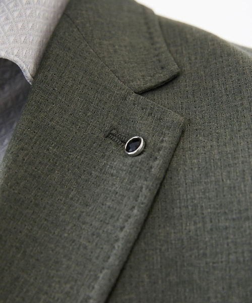 MICHEL KLEIN HOMME (ミッシェルクランオム)の「【セットアップ】メッシュテーラードジャケット(テーラードジャケット・メンズ・ブラック/カーキ・MEDIUM/LARGE/X-LARGE)」の13枚目の写真