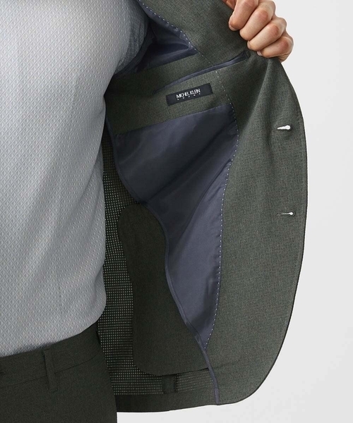 MICHEL KLEIN HOMME (ミッシェルクランオム)の「【セットアップ】メッシュテーラードジャケット(テーラードジャケット・メンズ・ブラック/カーキ・MEDIUM/LARGE/X-LARGE)」の18枚目の写真