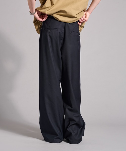 2tuck wide Slacks / ツータックワイドスラックス セール】2 TUCK WIDE SLACKS / ツータックワイドスラックス