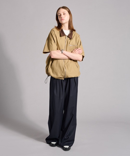 WETTEMPT（ウィテンプト）の「2 TUCK WIDE SLACKS / ツータックワイドスラックス（スラックス・メンズ・ネイビー/ブラック/グレー・SMALL/MEDIUM/LARGE）」の7枚目の写真