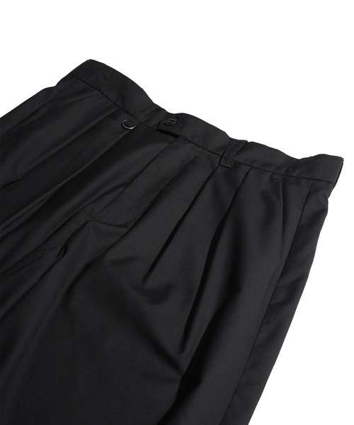 WETTEMPT（ウィテンプト）の「2 TUCK WIDE SLACKS / ツータックワイドスラックス（スラックス・メンズ・ネイビー/ブラック/グレー・SMALL/MEDIUM/LARGE）」の12枚目の写真