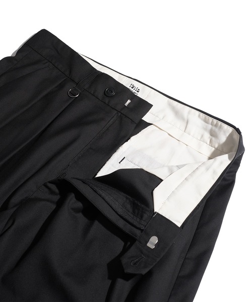 WETTEMPT（ウィテンプト）の「2 TUCK WIDE SLACKS / ツータックワイドスラックス（スラックス・メンズ・ネイビー/ブラック/グレー・SMALL/MEDIUM/LARGE）」の13枚目の写真