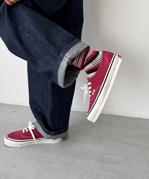 CANAL JEAN（キャナルジーン）の「Miller　ボーダーロングソックス（ソックス/靴下・レディース・グリーン系その他/レッド系その他/グレー系その他・ONE SIZE）」の8枚目の写真