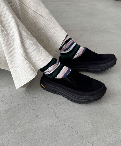 CANAL JEAN（キャナルジーン）の「Miller　ボーダーロングソックス（ソックス/靴下・レディース・グリーン系その他/レッド系その他/グレー系その他・ONE SIZE）」の7枚目の写真