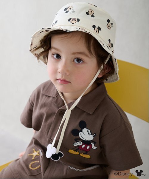 petit main（プティマイン）の「【Disney】開衿半袖シャツ（シャツ/ブラウス・キッズ・カラフル/ブラウン/キナリ・100cm/130cm/110cm/120cm/90cm/80ｃｍ）」の9枚目の写真