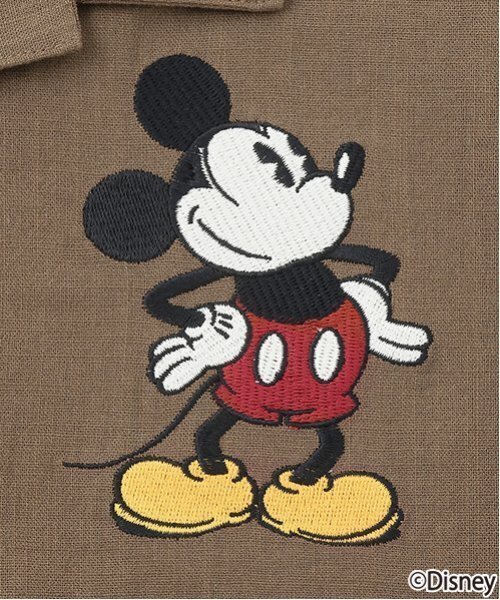petit main（プティマイン）の「【Disney】開衿半袖シャツ（シャツ/ブラウス・キッズ・カラフル/ブラウン/キナリ・100cm/130cm/110cm/120cm/90cm/80ｃｍ）」の16枚目の写真