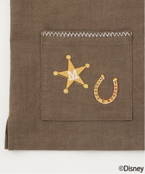 petit main（プティマイン）の「【Disney】開衿半袖シャツ（シャツ/ブラウス・キッズ・カラフル/ブラウン/キナリ・100cm/130cm/110cm/120cm/90cm/80ｃｍ）」の19枚目の写真