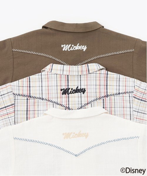petit main（プティマイン）の「【Disney】開衿半袖シャツ（シャツ/ブラウス・キッズ・カラフル/ブラウン/キナリ・100cm/130cm/110cm/120cm/90cm/80ｃｍ）」の20枚目の写真