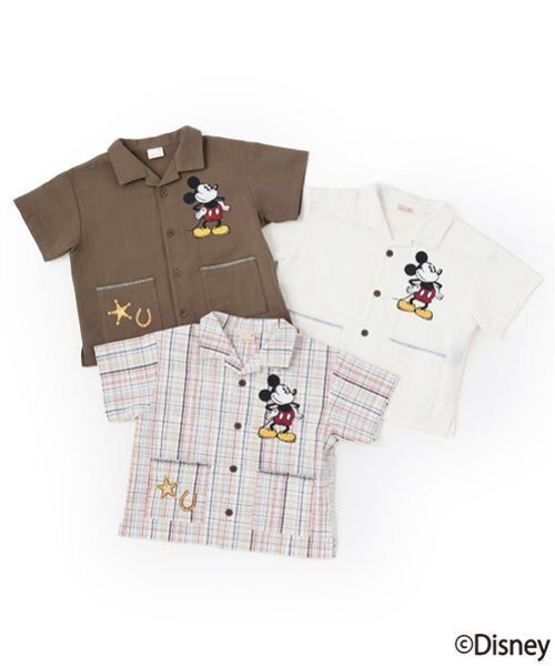 petit main（プティマイン）の「【Disney】開衿半袖シャツ（シャツ/ブラウス・キッズ・カラフル/ブラウン/キナリ・100cm/130cm/110cm/120cm/90cm/80ｃｍ）」の22枚目の写真