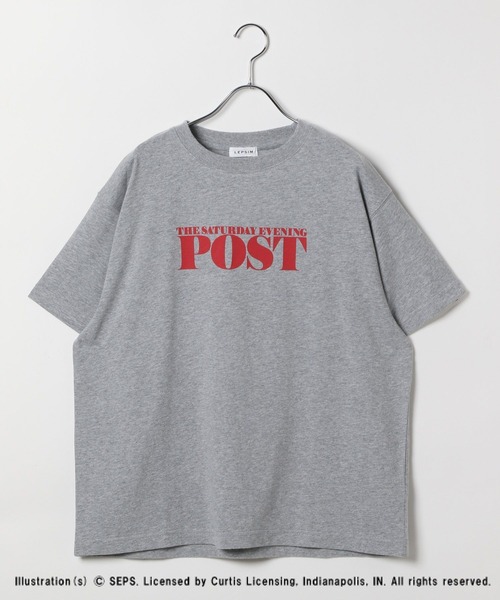 LEPSIM（レプシィム）の「【The Saturday Evening Post】プリントT　494520（Tシャツ/カットソー・レディース・杢グレー/オフホワイト/レッド/ピンク/チャコールグレー/レッド系その他/ホワイト系その他/ブルー系その他・FREE）」の5枚目の写真