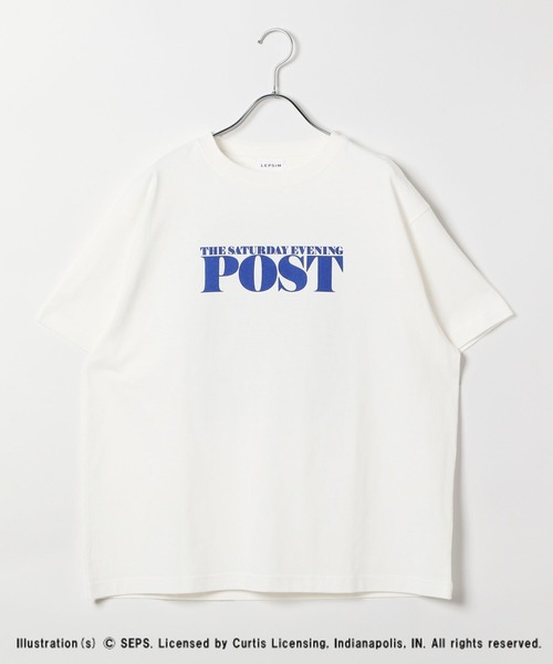 LEPSIM（レプシィム）の「【The Saturday Evening Post】プリントT　494520（Tシャツ/カットソー・レディース・杢グレー/オフホワイト/レッド/ピンク/チャコールグレー/レッド系その他/ホワイト系その他/ブルー系その他・FREE）」の2枚目の写真