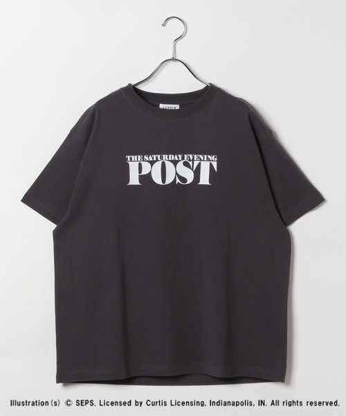 LEPSIM（レプシィム）の「【The Saturday Evening Post】プリントT　494520（Tシャツ/カットソー・レディース・杢グレー/オフホワイト/レッド/ピンク/チャコールグレー/レッド系その他/ホワイト系その他/ブルー系その他・FREE）」の4枚目の写真