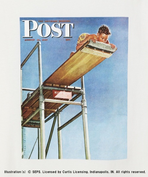 LEPSIM（レプシィム）の「【The Saturday Evening Post】プリントT　494520（Tシャツ/カットソー・レディース・杢グレー/オフホワイト/レッド/ピンク/チャコールグレー/レッド系その他/ホワイト系その他/ブルー系その他・FREE）」の10枚目の写真