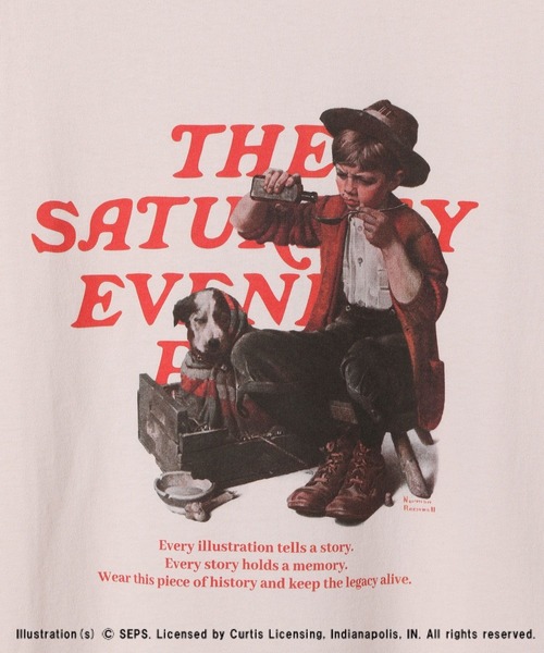 LEPSIM（レプシィム）の「【The Saturday Evening Post】プリントT　494520（Tシャツ/カットソー・レディース・杢グレー/オフホワイト/レッド/ピンク/チャコールグレー/レッド系その他/ホワイト系その他/ブルー系その他・FREE）」の19枚目の写真