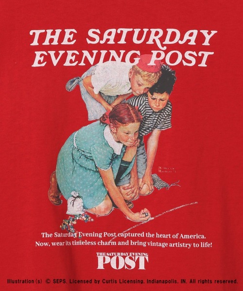 LEPSIM（レプシィム）の「【The Saturday Evening Post】プリントT　494520（Tシャツ/カットソー・レディース・杢グレー/オフホワイト/レッド/ピンク/チャコールグレー/レッド系その他/ホワイト系その他/ブルー系その他・FREE）」の18枚目の写真