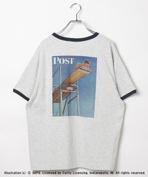 LEPSIM⭐︎ The Saturday Evening Post プリントT LEPSIM｜【The Saturday Evening Post】プリントT | Rakuten