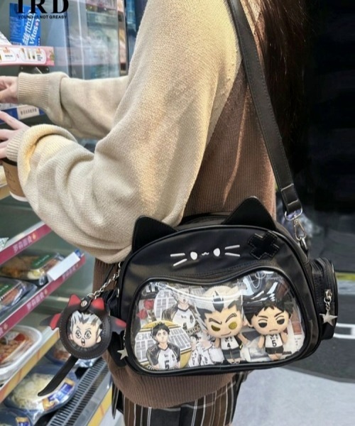 Y2Kガーリー＊3WAYねこ型痛バッグ（ショルダーバッグ）｜gossip