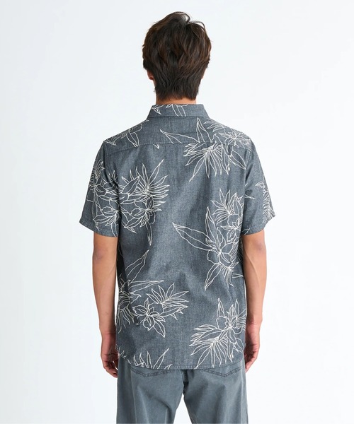 Quiksilver(クイックシルバー)の「GAWANHILL SS/クイックシルバー半袖総柄シャツ(シャツ/ブラウス・メンズ・ブラック/オフホワイト・X-LARGE/LARGE/MEDIUM)」の7枚目の写真