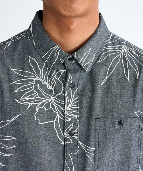 Quiksilver(クイックシルバー)の「GAWANHILL SS/クイックシルバー半袖総柄シャツ(シャツ/ブラウス・メンズ・ブラック/オフホワイト・X-LARGE/LARGE/MEDIUM)」の8枚目の写真