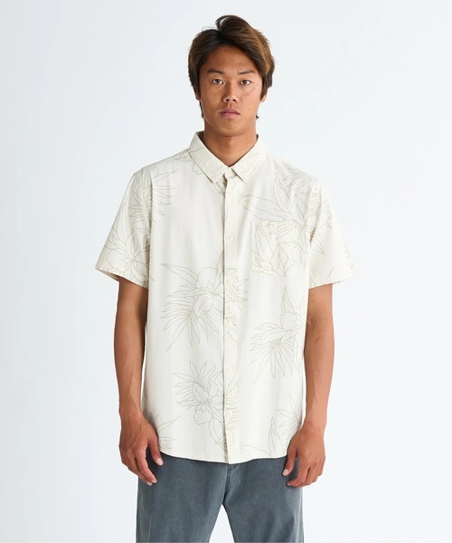 Quiksilver(クイックシルバー)の「GAWANHILL SS/クイックシルバー半袖総柄シャツ(シャツ/ブラウス・メンズ・ブラック/オフホワイト・X-LARGE/LARGE/MEDIUM)」の16枚目の写真