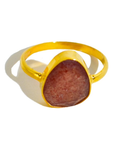 les bonbon(ルボンボン)の「【les bonbon】mistero ring/ミステロ リング(リング・レディース・ピンク/ゴールド/ブラック・#9/#11/#13/#15)」の3枚目の写真