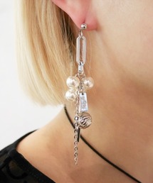 amplis（アンプリス）の「パールロングパーツピアス/nowa（ピアス（両耳用））」