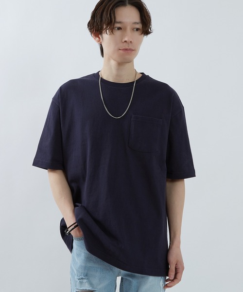 improves（インプローブス）の「USAコットン 半袖 ポケTEE（Tシャツ/カットソー・メンズ・グレー/ブラック/カーキ/ネイビー/ベージュ/ホワイト・LARGE/MEDIUM）」の12枚目の写真