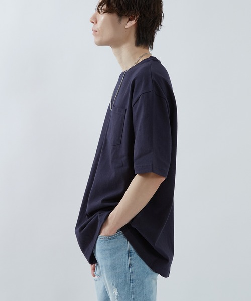 improves（インプローブス）の「USAコットン 半袖 ポケTEE（Tシャツ/カットソー・メンズ・グレー/ブラック/カーキ/ネイビー/ベージュ/ホワイト・LARGE/MEDIUM）」の13枚目の写真
